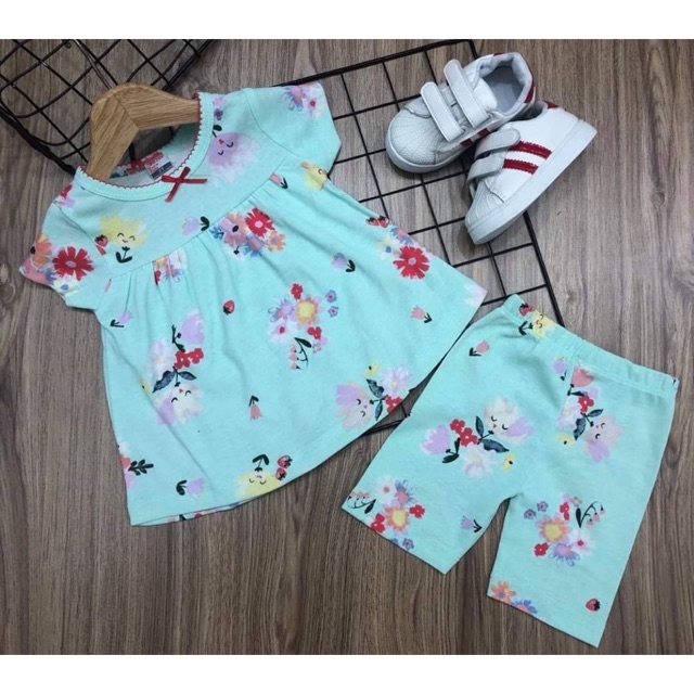 Combo bộ ngắn bé gái