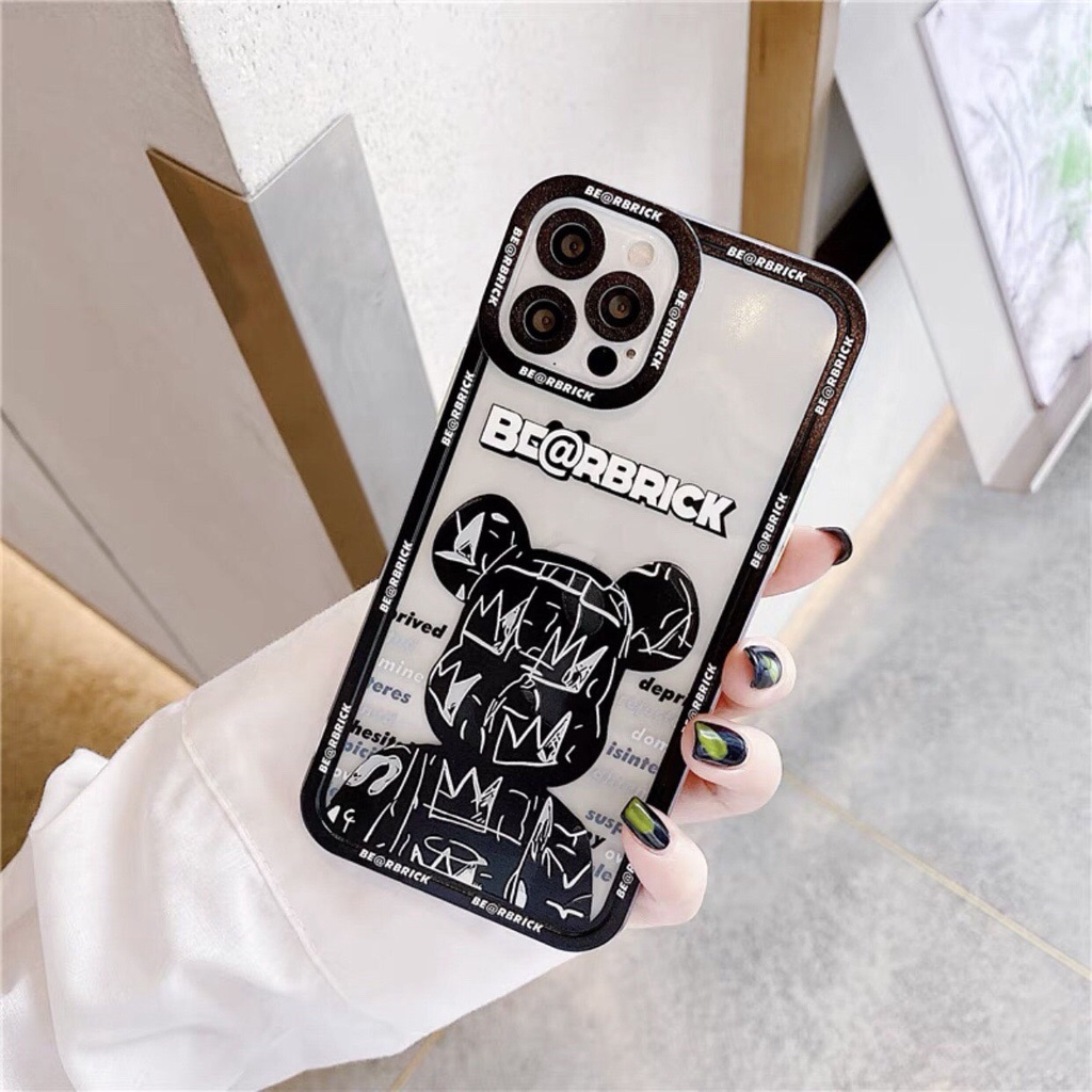 Ốp Lưng Iphone Vuông Viền Bảo Vệ Camera Kaws 6/6plus/6s/6splus/7/7plus/8/8plus/x/xr/xs/11/12/13/pro/max/plus/promax/Maxp