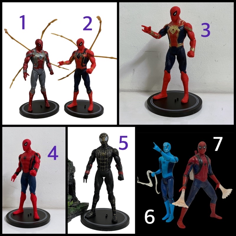 Người nhện đen Spider man mô hình đô chơi marvel