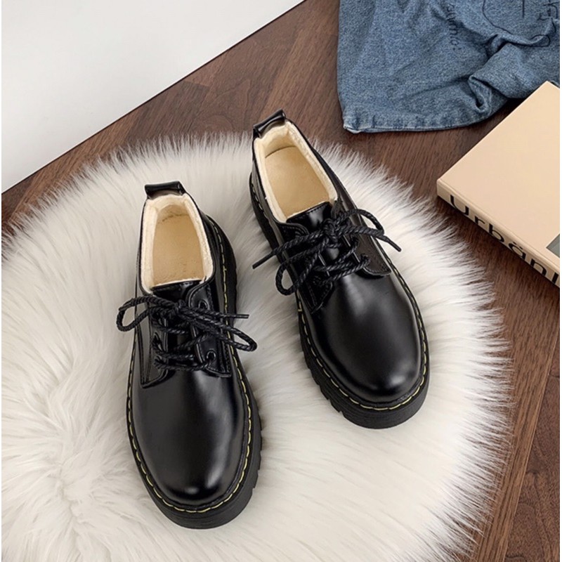 Giày Oxford đế cao-LILAC SHOES - giày da cao cấp Uni boots đế cao 4cm