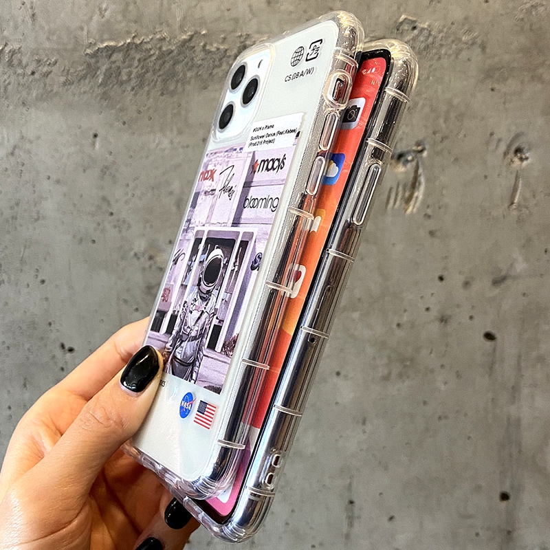 Ốp điện thoại mềm in logo NASA cho iPhone 11 11Pro 11Promax 6s 7Plus 8 8 X XR XSmax SE 2020 | BigBuy360 - bigbuy360.vn