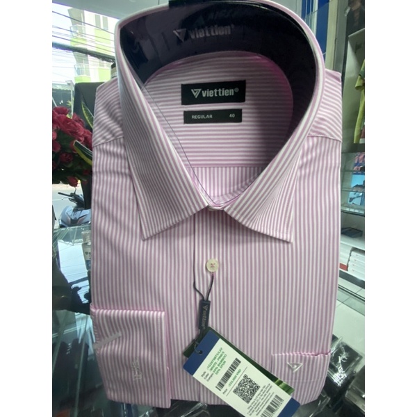 Áo sơ mi việt tiến dài tay
