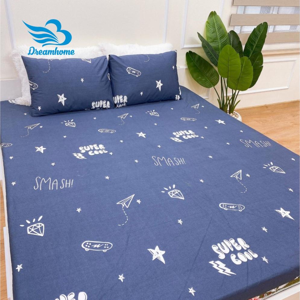 Ga Chống Thấm Cotton 100% Violet Cao Cấp, Drap Chống Thấm Cho Bé Đủ Size Giường