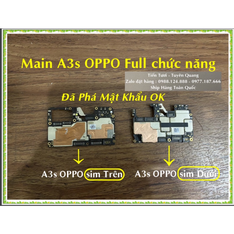 Main Oppo A3S Full Chức Năng