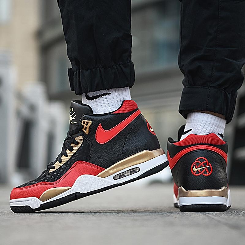 Giày chính hãng Nike Flight Legacy Black Red Gold DD8493-091