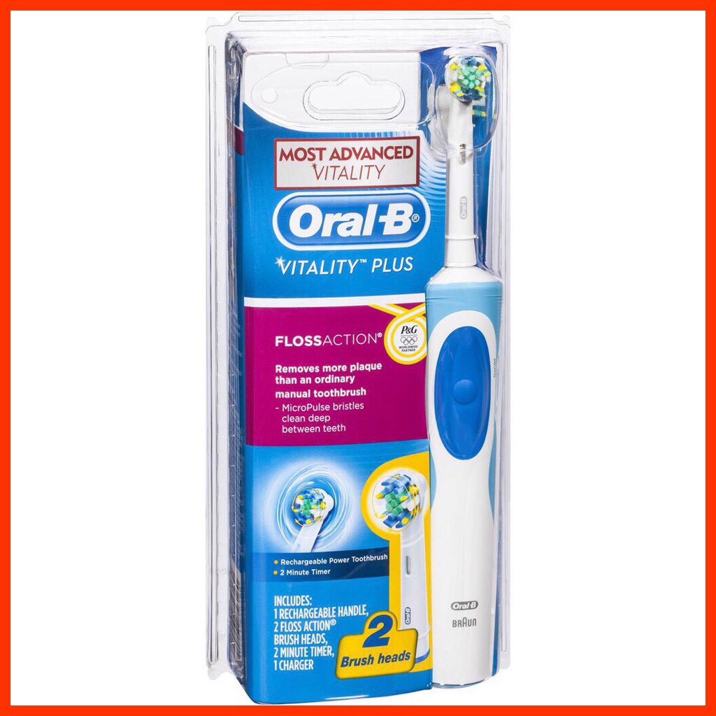 BÀN CHẢI ĐIỆN ORAL B BRAUN VITALITY CHÍNH HÃNG CHO NGƯỜI LỚN