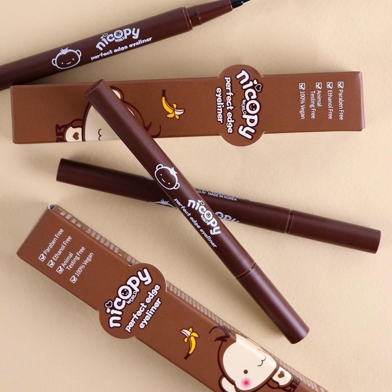 Bút Kẻ Mắt Chống Nước Nicopy Perfect Eyeliner Black