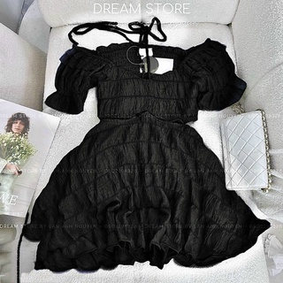 (BIGSIZE) ĐẦM MAXI CUTOUT LƯNG VIỀN BÈO