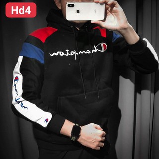 Áo Khoác Nỉ CHAMPION có nón Nam Nữ Unisex