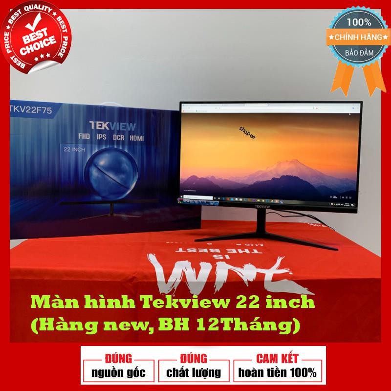 Màn hình máy tính TekView  22 inch / 24 inch IPS FHD 75Hz - phẳng