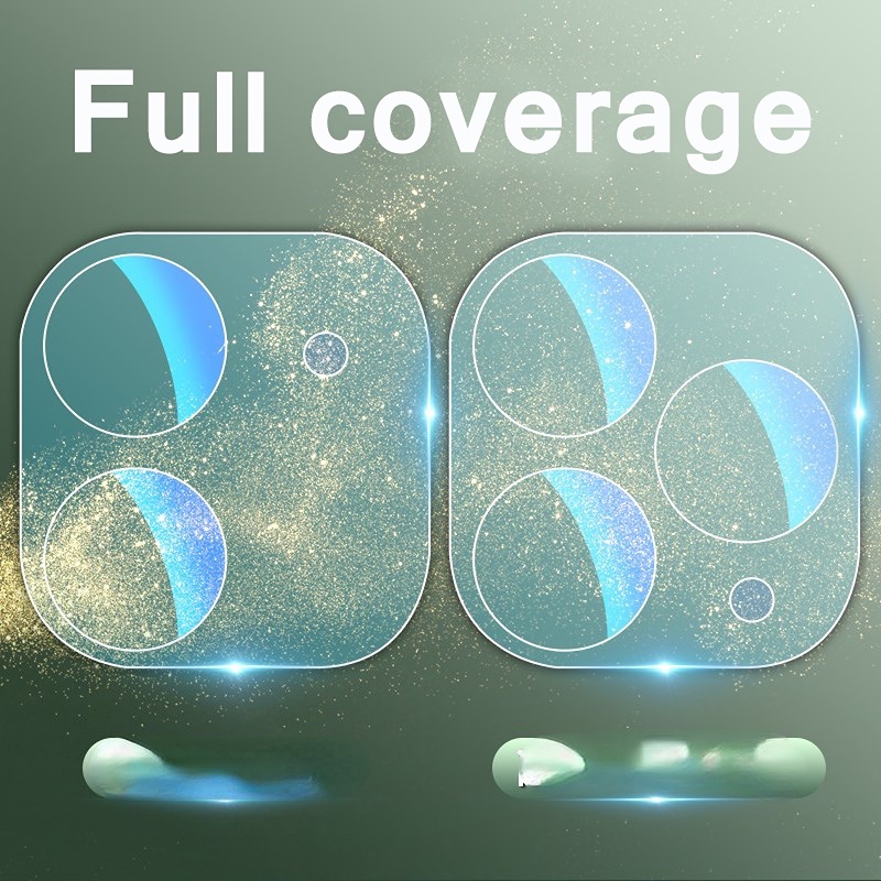 Kính cường lực bảo vệ camera 9D toàn phần thích hợp cho Iphone 11 Pro Max Xs Max XR 6 6S 7 8 Plus