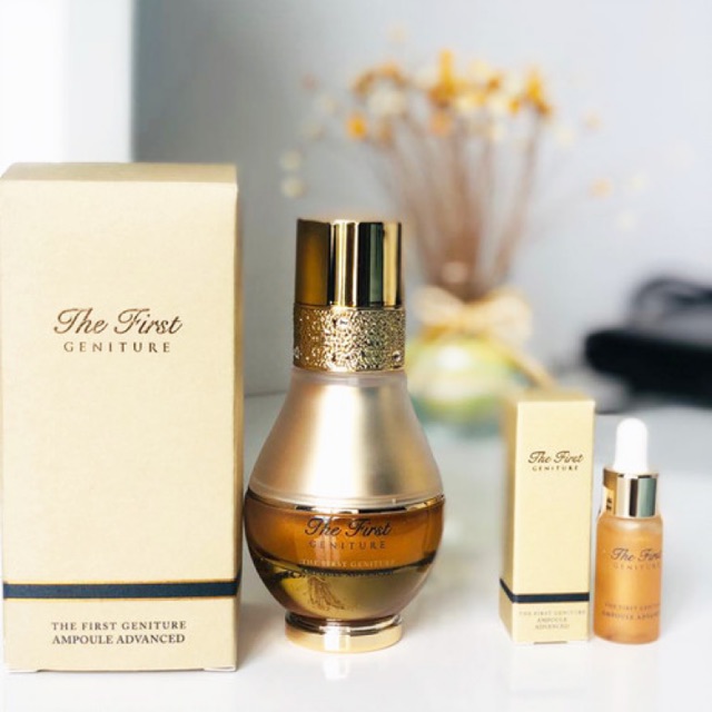 Mua 1 tặng 1/ Xả hàng Tinh chất vàng 24K Ohui The First Geniture Ampoule Advanced 20ml tặng 5ml/ Công ty chính hãng