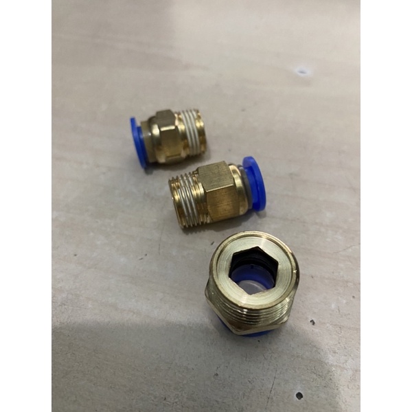 ĐẦU NỐI REN NGOÀI 9.6,13,17,21 Ống hơi khí nén, phung sương 6,8,10,12