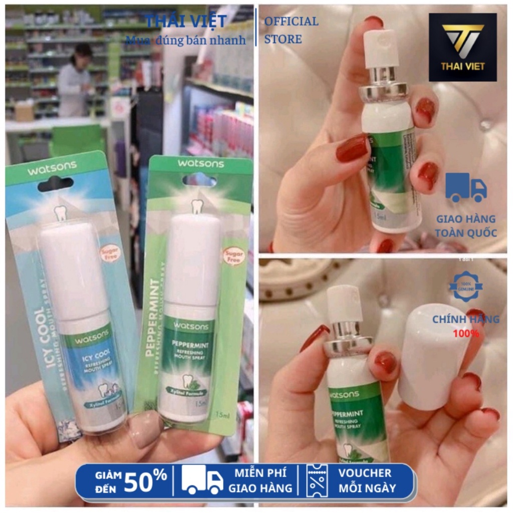Xịt Thơm Miệ.ng Watsons THÁI LAN