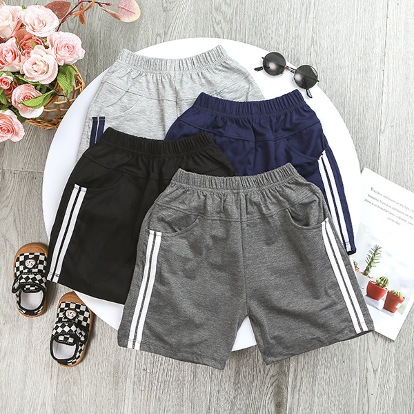 Quần short đùi -Pika kids - chất liệu 100% cotton - kiểu dáng khoẻ khoắn cho -bé trai từ 10-33kg