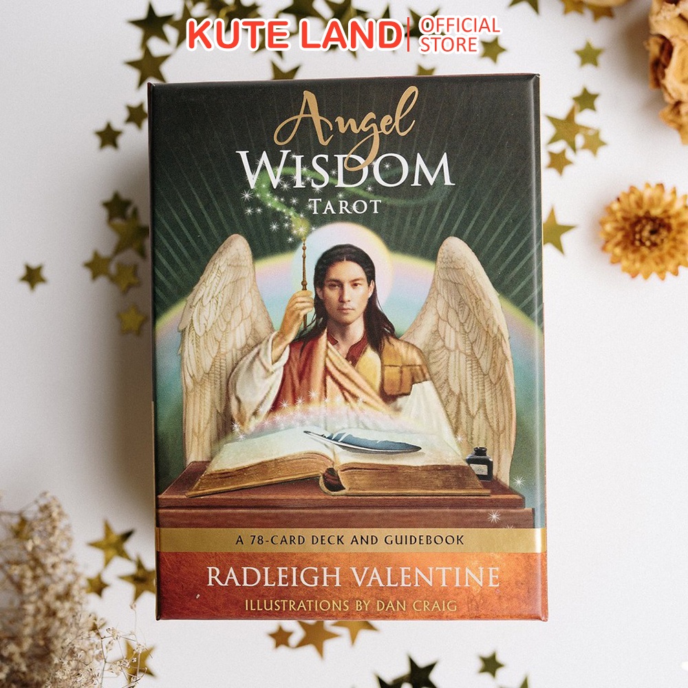 Bài Tarot Angel Wisdom Tarot Tặng Đá Thanh Tẩy C133