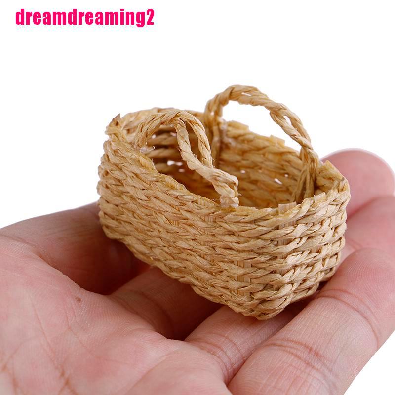 Giỏ Đựng Rau Củ Quả Trang Trí Nhà Búp Bê Tỉ Lệ 1: 1