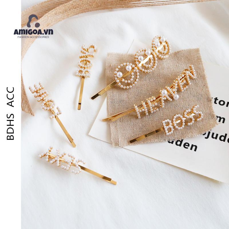 Kẹp Tóc Đính Ngọc Trai