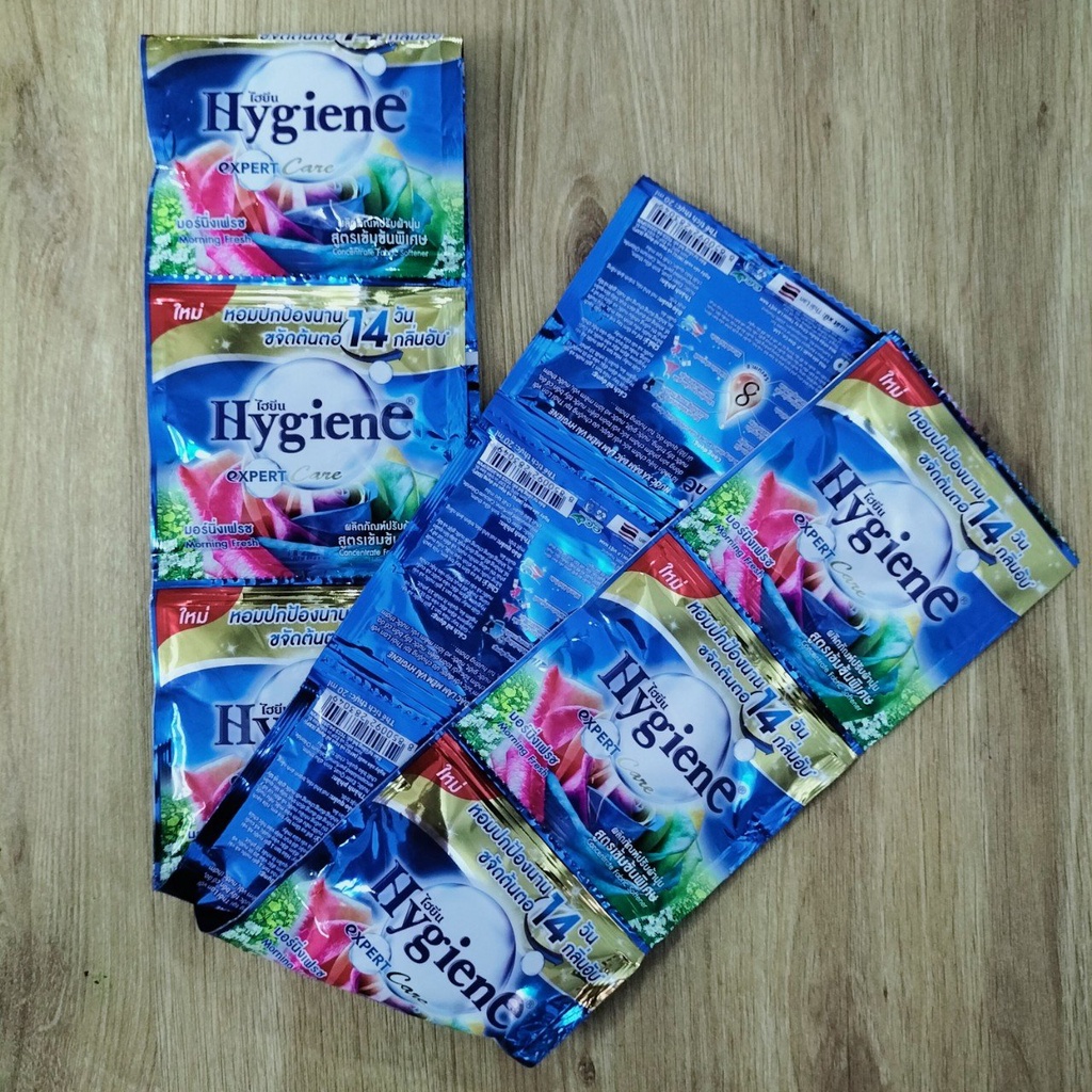 ComBo 1 Dây 12 Gói Nước Xả Vải Hygiene Thái Lan Đậm Đặc Siêu Thơm