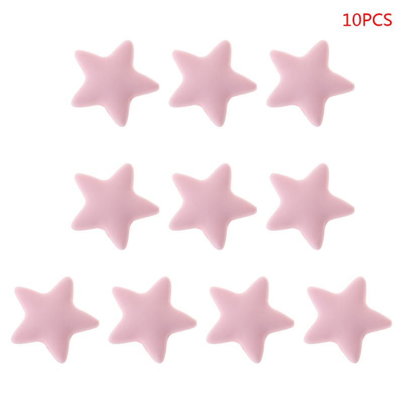 Set 10 Hạt Silicone Làm Đồ Gặm Mọc Răng DIY Cho Bé Sơ Sinh