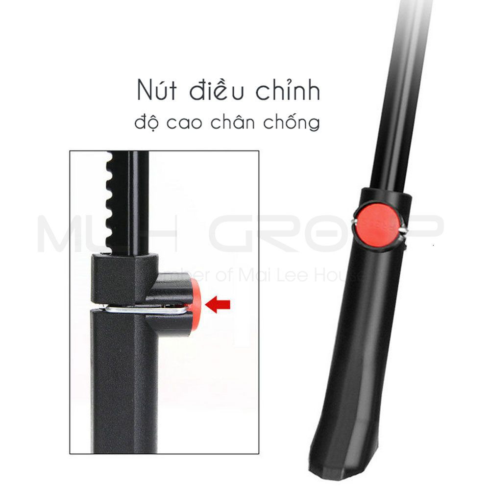 Chân Chống Giữa Xe Đạp Thể Thao, Địa Hình Dễ Dàng Điều Chỉnh Kích Thước 48-52 Cm Chất Liệu Nhôm Siêu Bền Chắc Chắn MLH