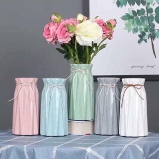 Combo LỌ HOA BÌNH Nơ kem chăn
