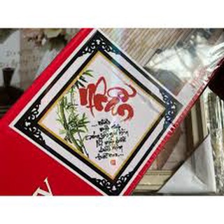 Bộ tranh đính đá chữ nhẫn - hàng chính hãng - df335