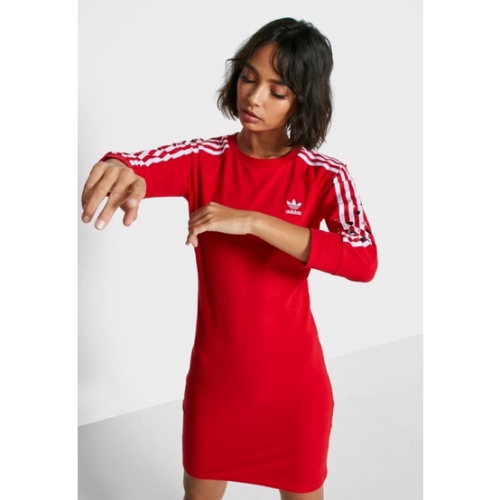 VÁY ĐẦM 3 SỌC NỮ ADIDAS AUTH SĂN SALE