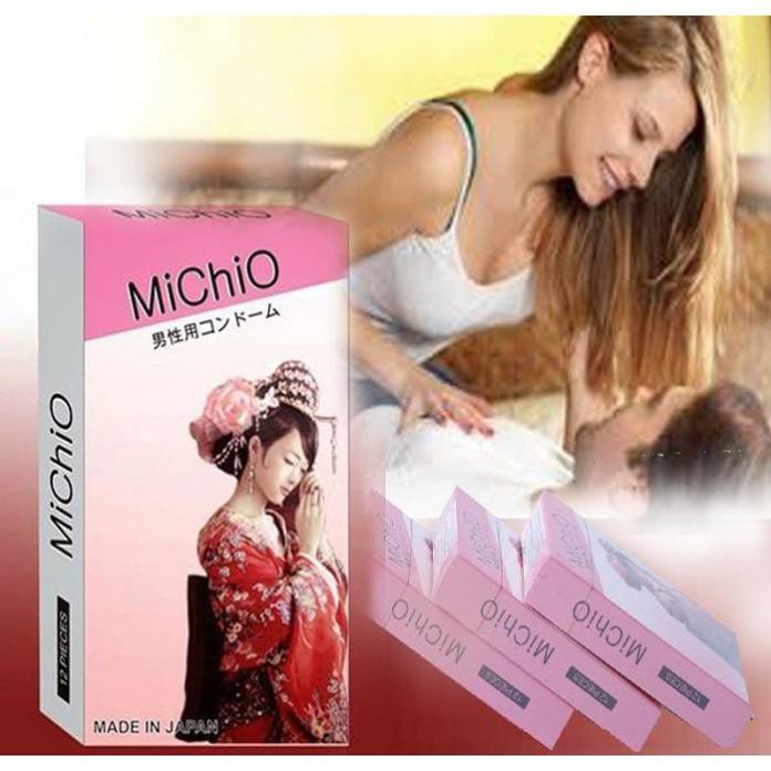 Bộ 2 Hộp Bao Cao Su FEEL Và Bao Cao Su MICHIO ( Hộp 12 cái). Bcs 4 iN 1 và Bcs Siêu Mỏng Kéo Dài Thời Gian Quan Hệ.