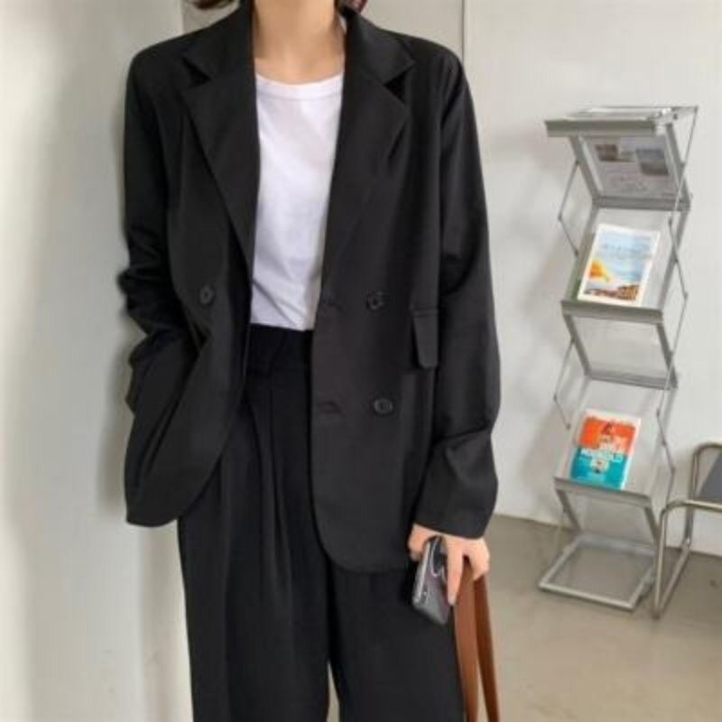 Áo Khoác Blazer Nữ TaoBao, Áo Vest Nữ Blazer Dáng Dài Form Thụng Khoác Ngoài Phong Cách Hàn Quốc