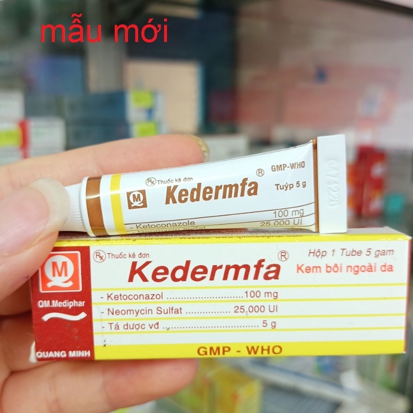 Kem Bôi Da Kedermf Cream tube 5g mẫu mới