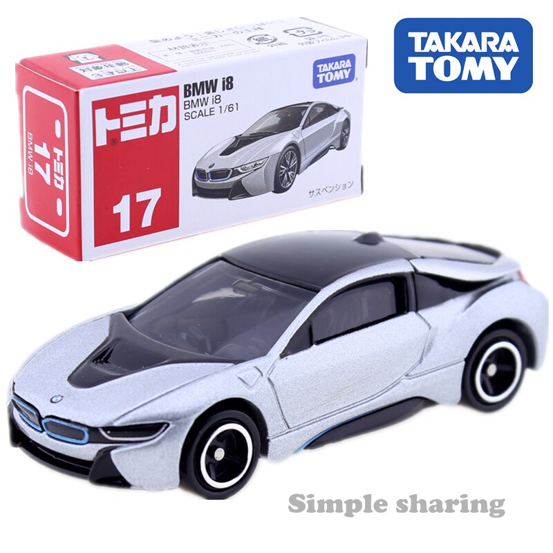 Đồ chơi Mô hình xe hơi Tomica Số 17 BMW i8 (box) không động cơ 859987