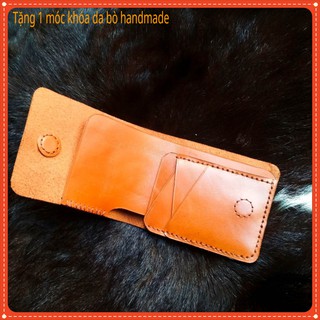 Ví Bóp Nhỏ handmade da thật , ví nam da bò cao cấp