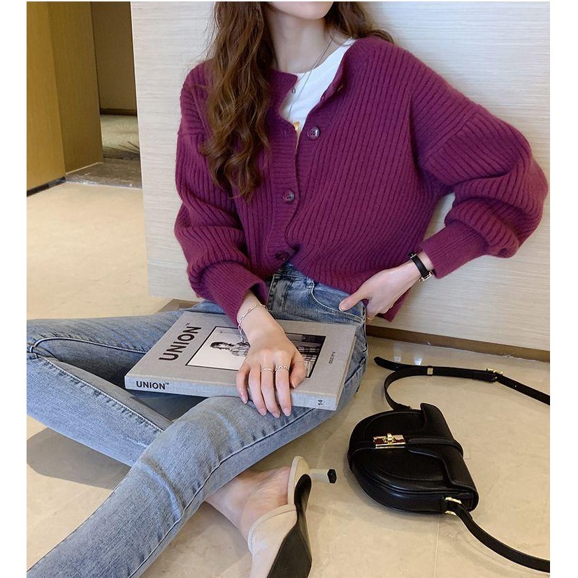 Áo Len Dài Tay Phong Cách Hàn Quốc Trẻ Trung Dành Cho Nữ | BigBuy360 - bigbuy360.vn
