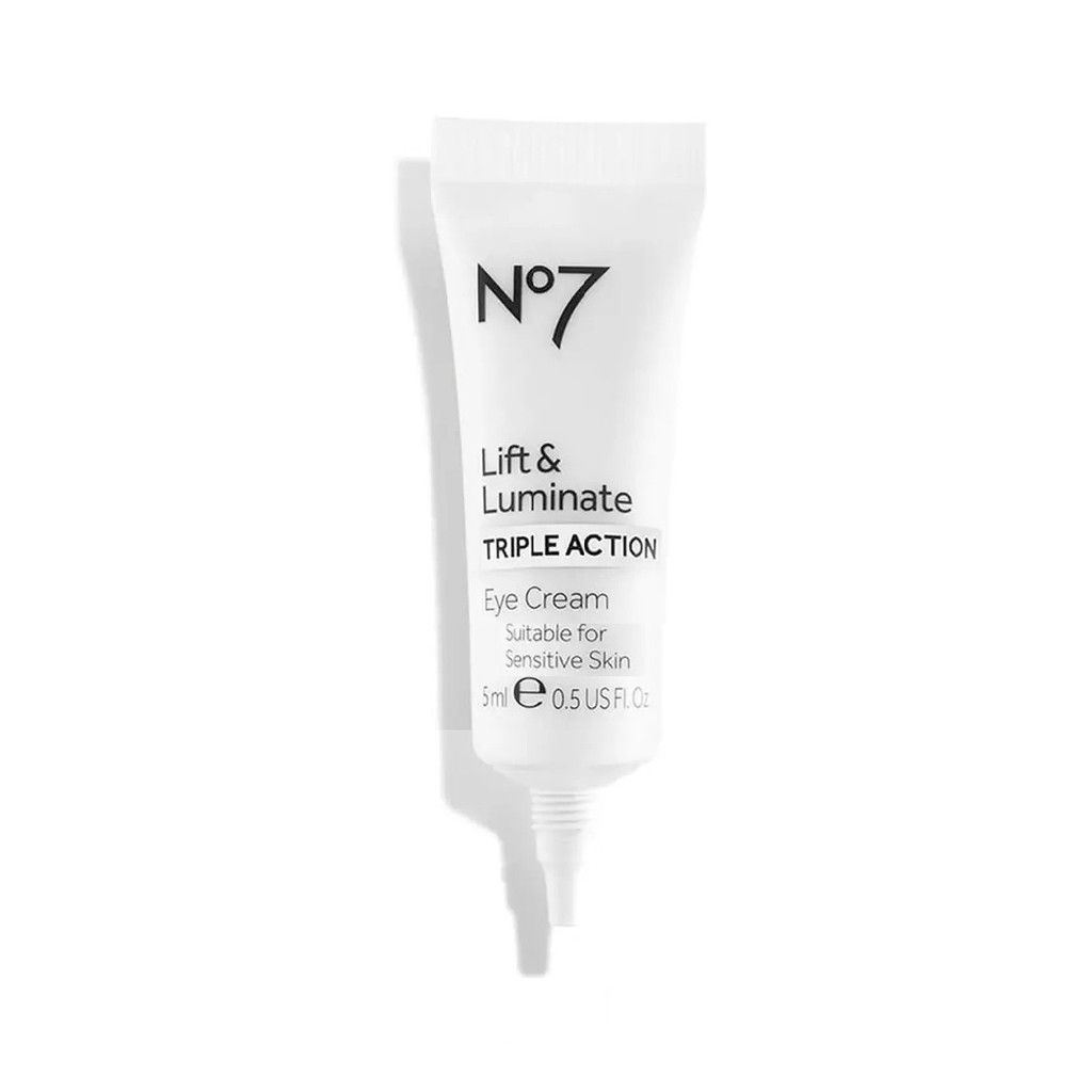 [DATE 3/2022] Kem dưỡng mắt No7 Lift &amp; Luminate Triple Action Eye Cream 5ML