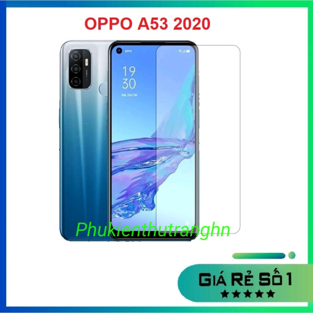 A53 (2020) - Kính cường lực thường trong suốt không full màn OPPO A53 2020