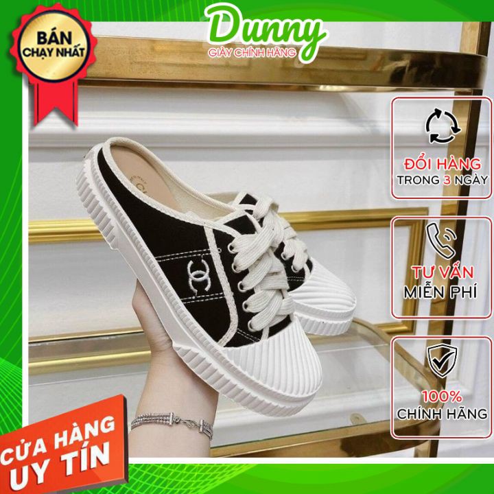 [Ảnh+Video Thật] Sục Chanel Mẫu Mới Siêu Nhẹ Độn Đế 3 cm | BigBuy360 - bigbuy360.vn