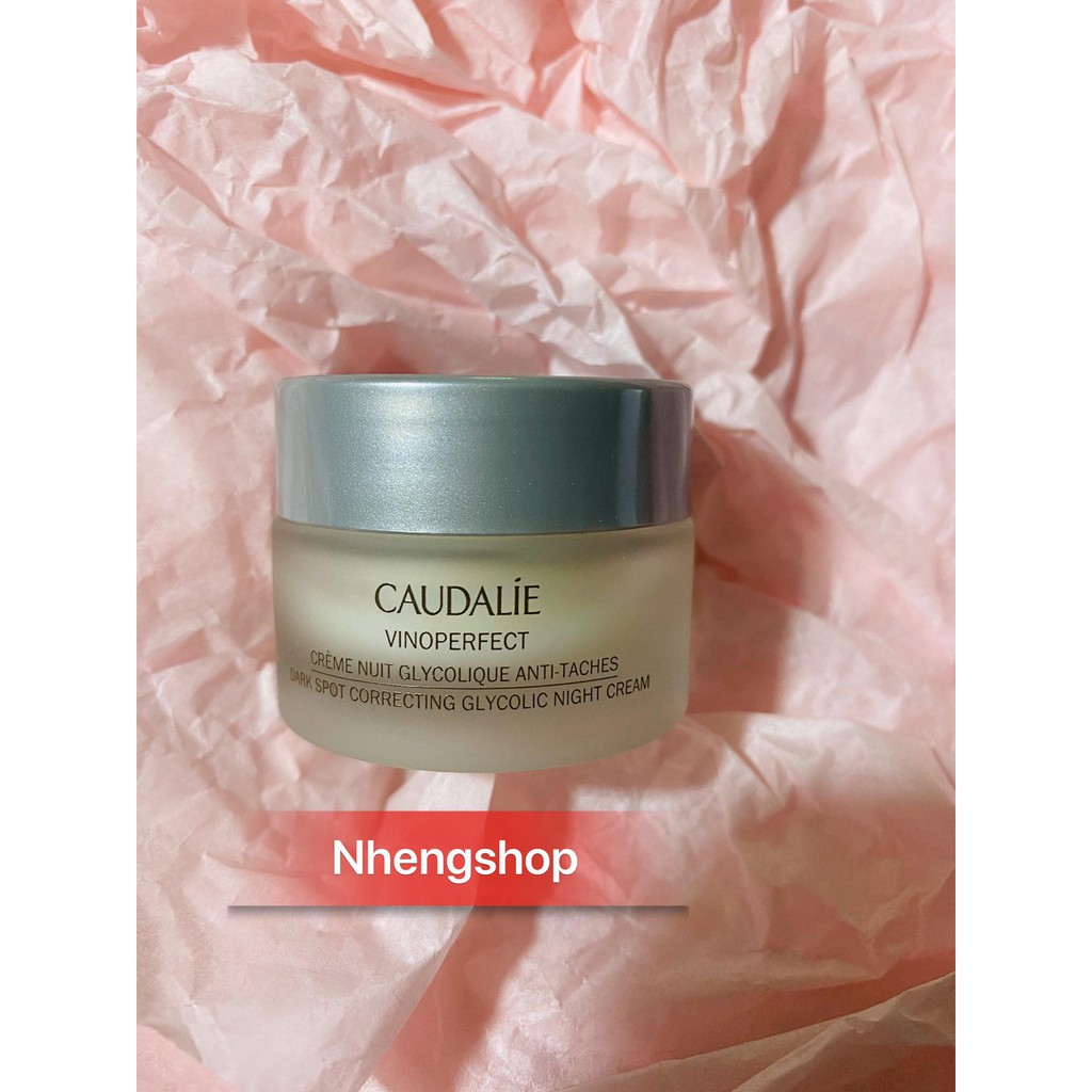 [Minisize 15ml] Kem Dưỡng Da Caudalie - Vinoperfect Creme Nuit Glycolique Anti-Taches