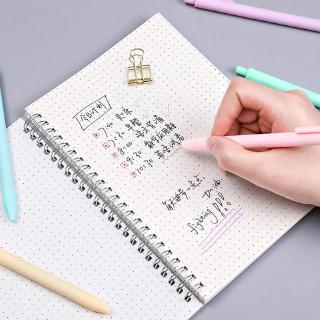 Bút mực gel dạng bấm màu macaron