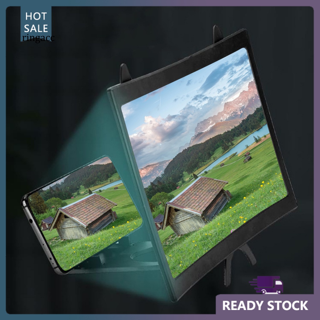 Thiết Bị Khuếch Đại Màn Hình Điện Thoại Cong 3D 12 Inch Dễ Sử Dụng