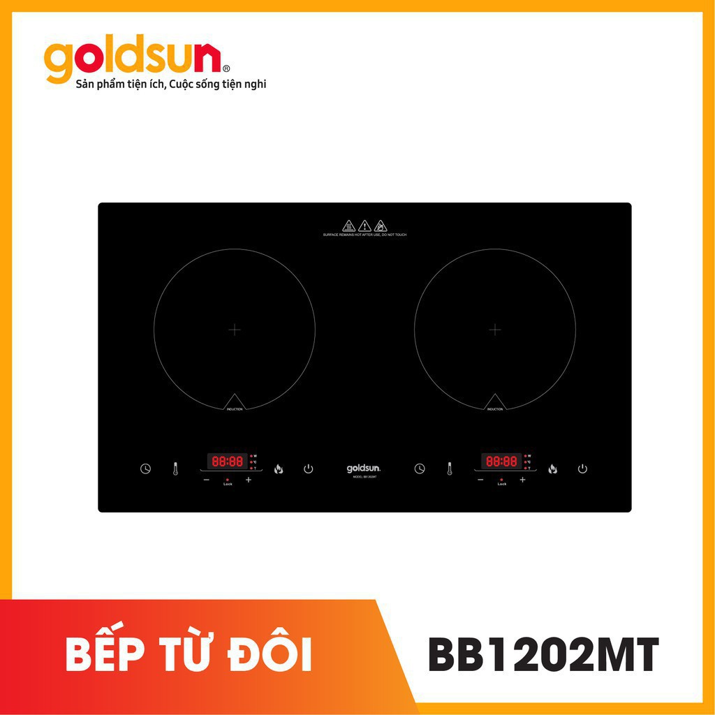 Bếp từ đôi GOLDSUN BB1202MT