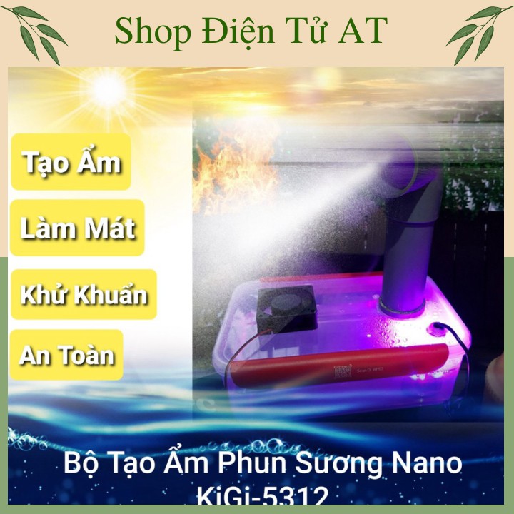 Bộ combo chế phun sương, tạo ẩm, làm đẹp hòn non bộ, buồng khử khuẩn.