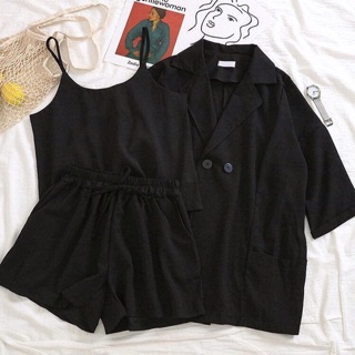 Set Vest nữ 3 món