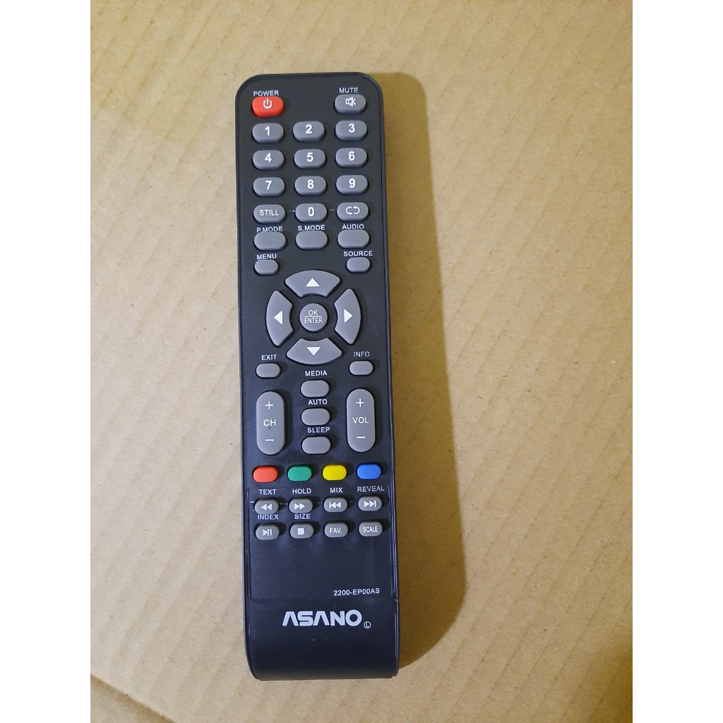 Remote Điều khiển TV Asano - Hàng mới chính hãng 100% tặng kèm Pin