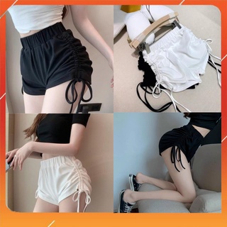 Quần đùi rút dây Quần tập Gym, yoga, aerobic, thể thao. chất thun lạnh co dãn tốt