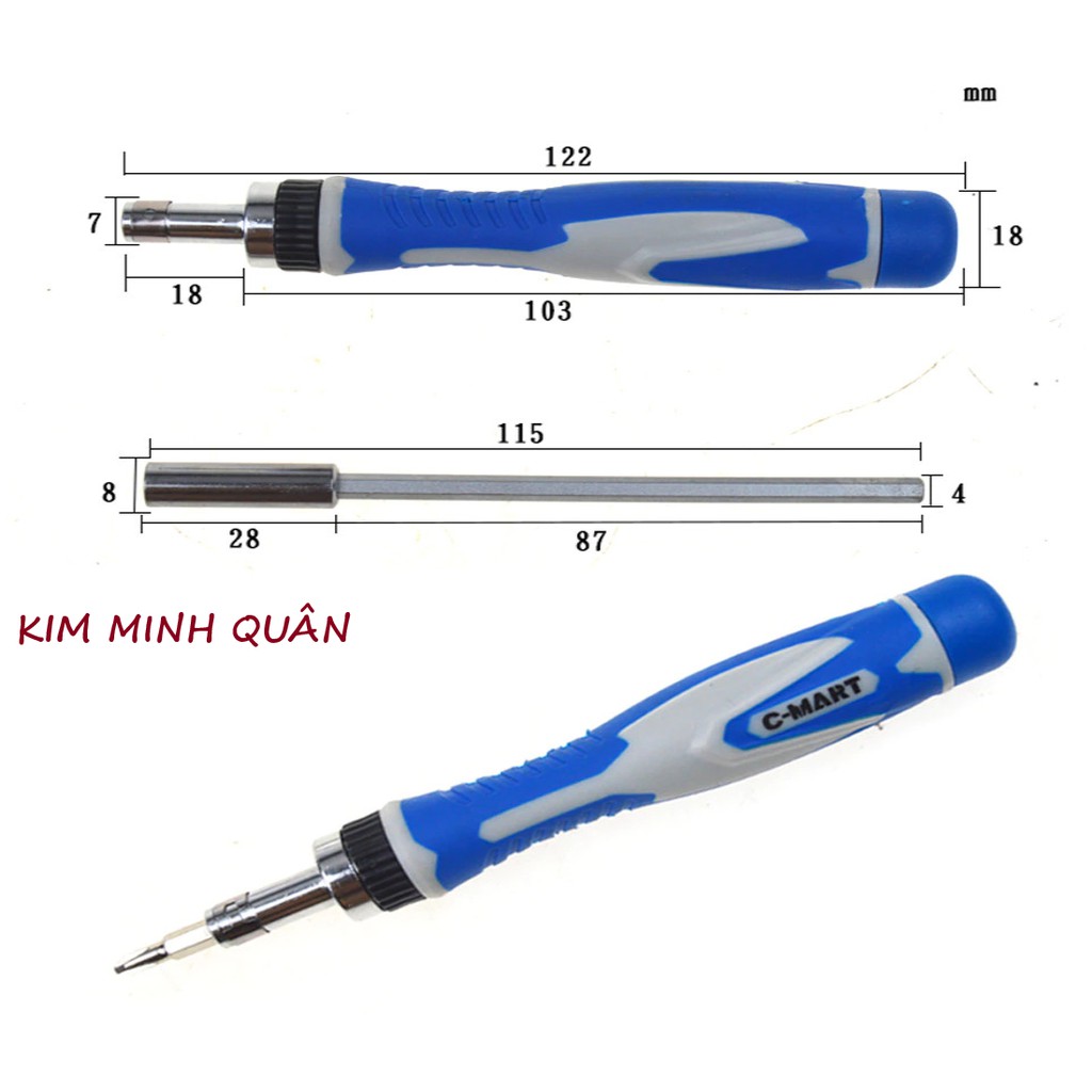 Bộ Tua Vít Điện Tử Chuyên Nghiệp 31 Chi Tiết C0051 CMART