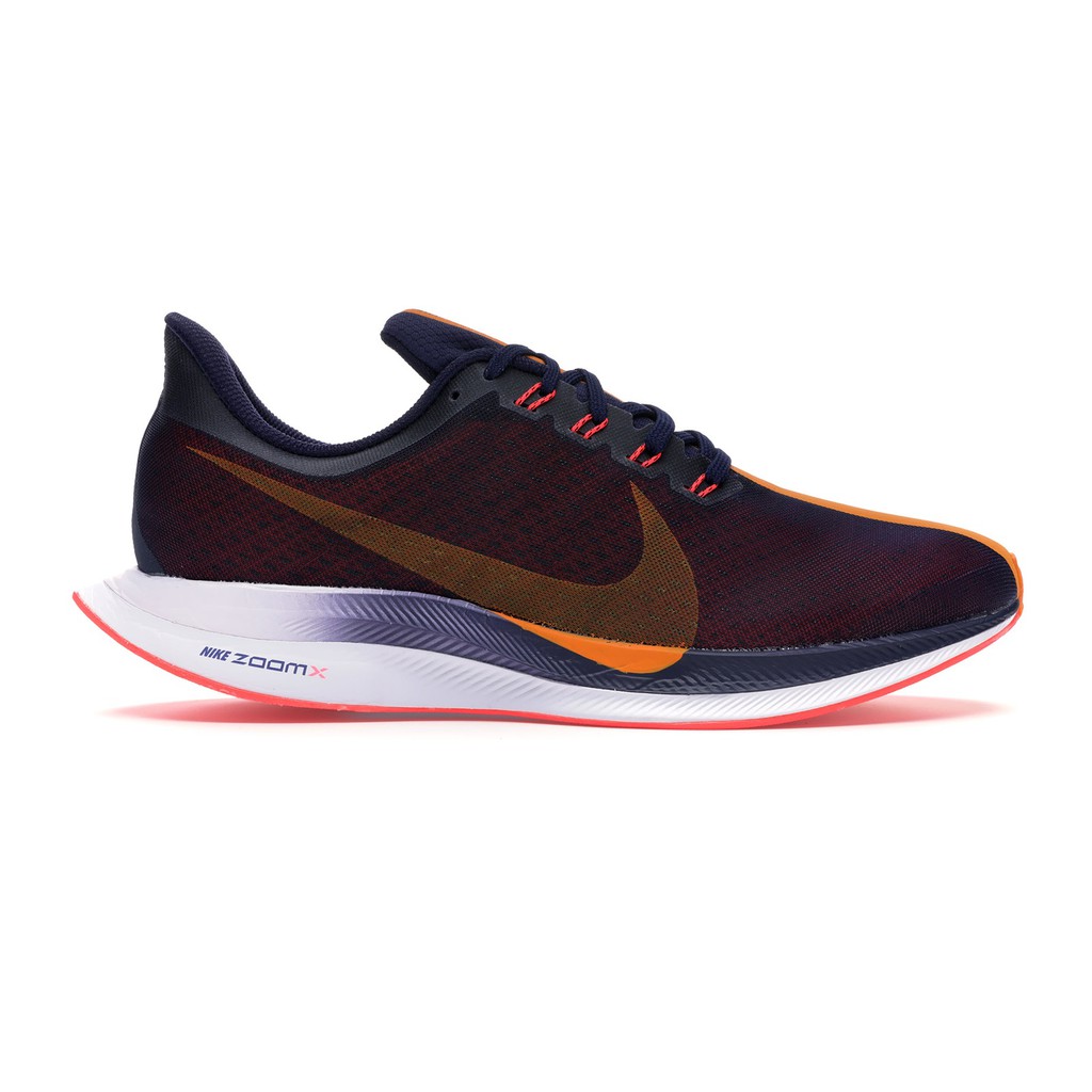 Giày Sneaker Zoom Pegasus 35 Turbo 2.0 Blackened Blue/Orange Peel
