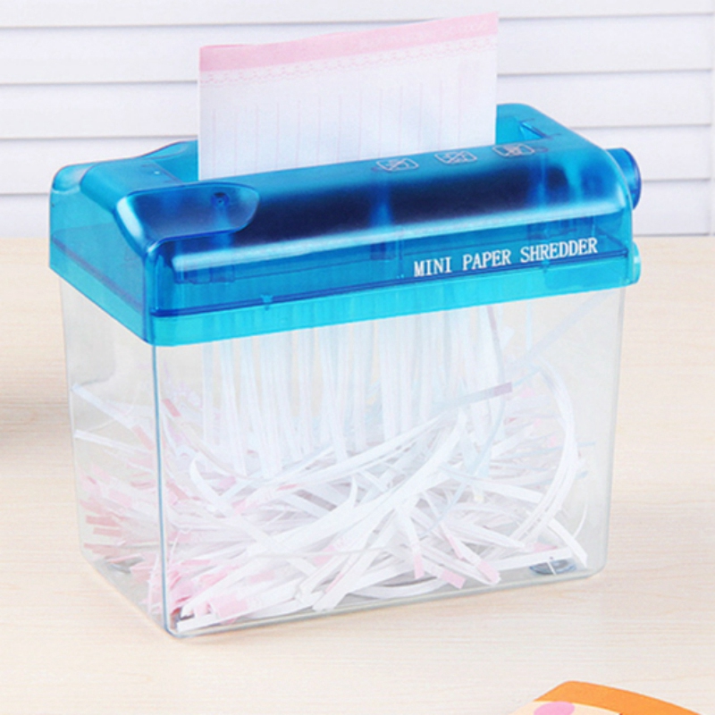 Máy Nghiền Giấy Mini Màu Xanh