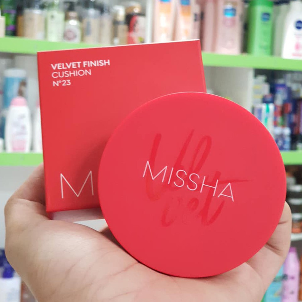 Phấn nước Missha Velvet Finish Cushion SPF50+ PA+++ che khuyết điểm lâu trôi