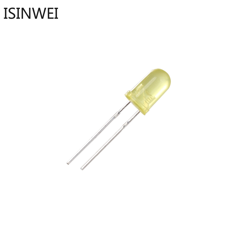 Bộ 100 đèn Điốt 5MM F5 màu đỏ vàng cam xanh lá và xanh dương